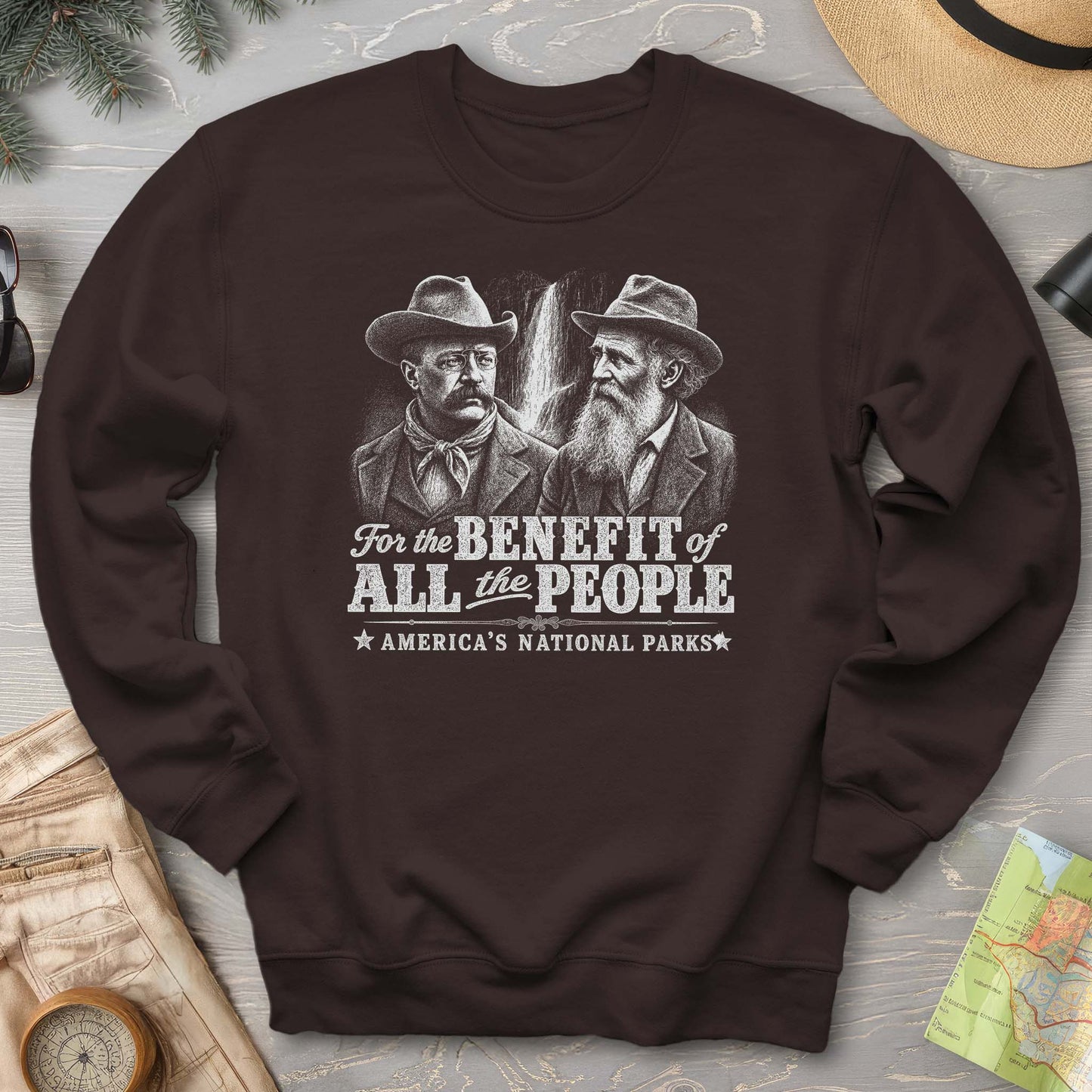 Roosevelt and Muir Sweatshirt