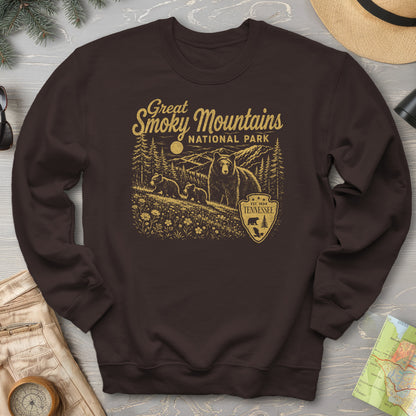 Smoky Mountains Vintage Sketch Sweatshirt