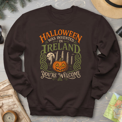 Invented In Ireland Halloween Sweatshirt