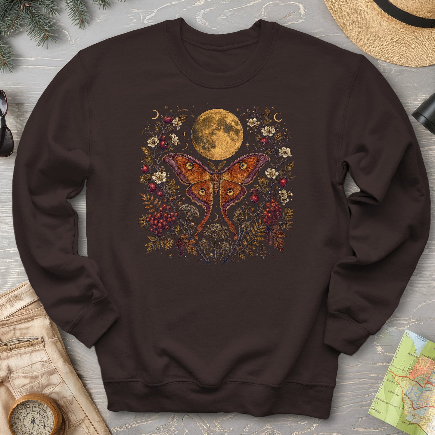Harvest Moon Moth Sweatshirt