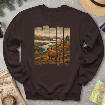 Scotland Coo Panels Sweatshirt