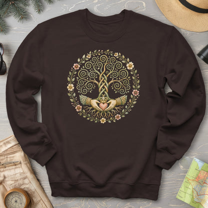 Claddagh Triskele Tree Sweatshirt