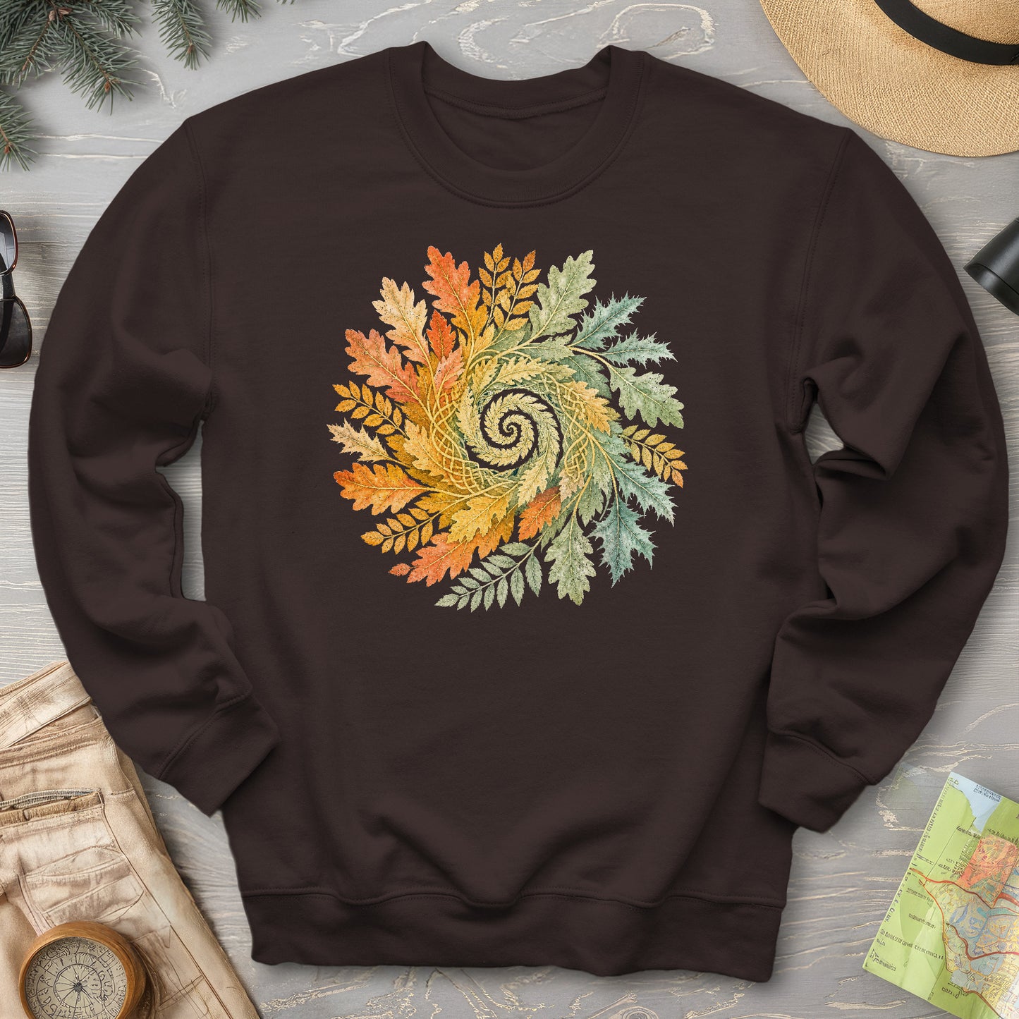 Autumn Spiral Sweatshirt