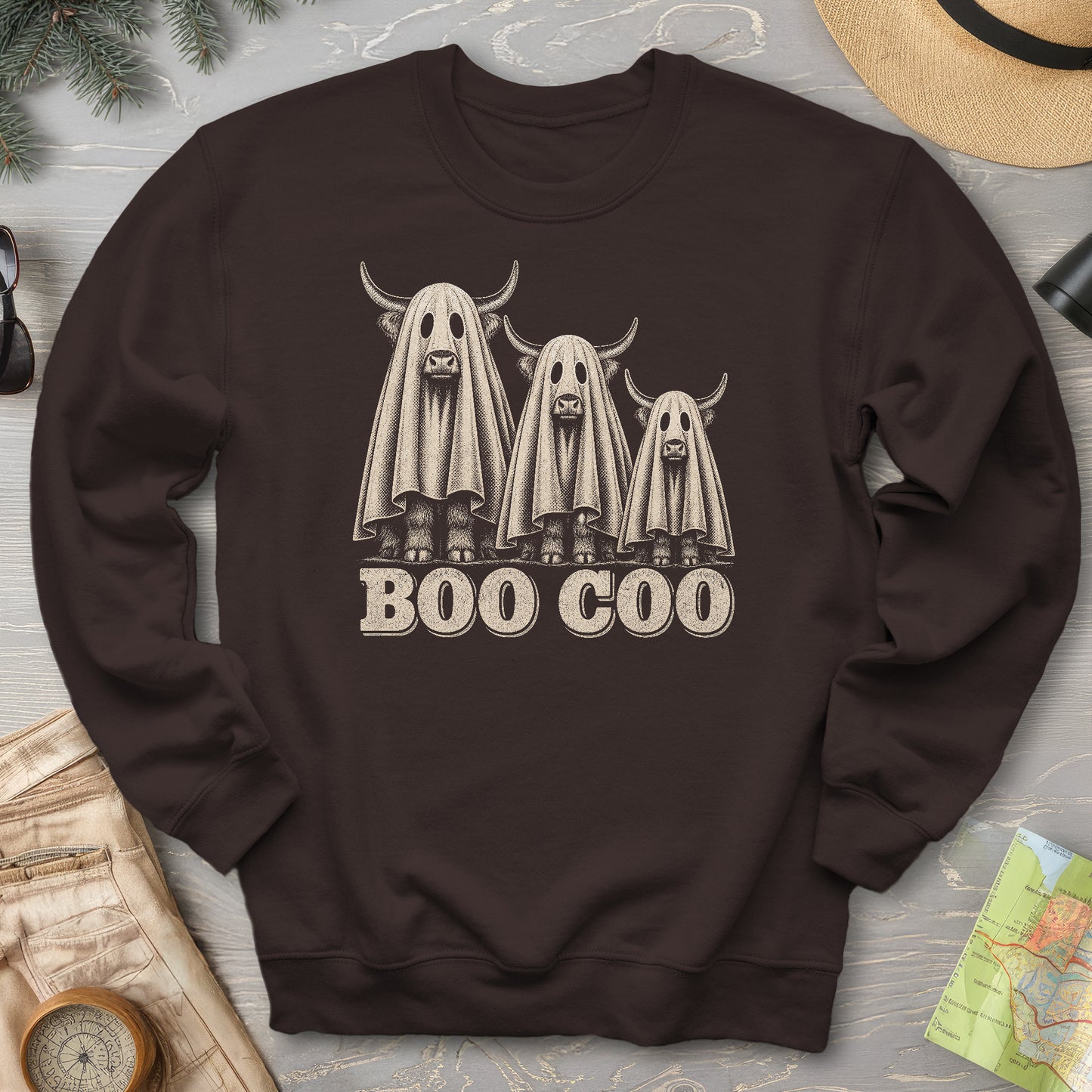Boo Coo Trio Sweatshirt