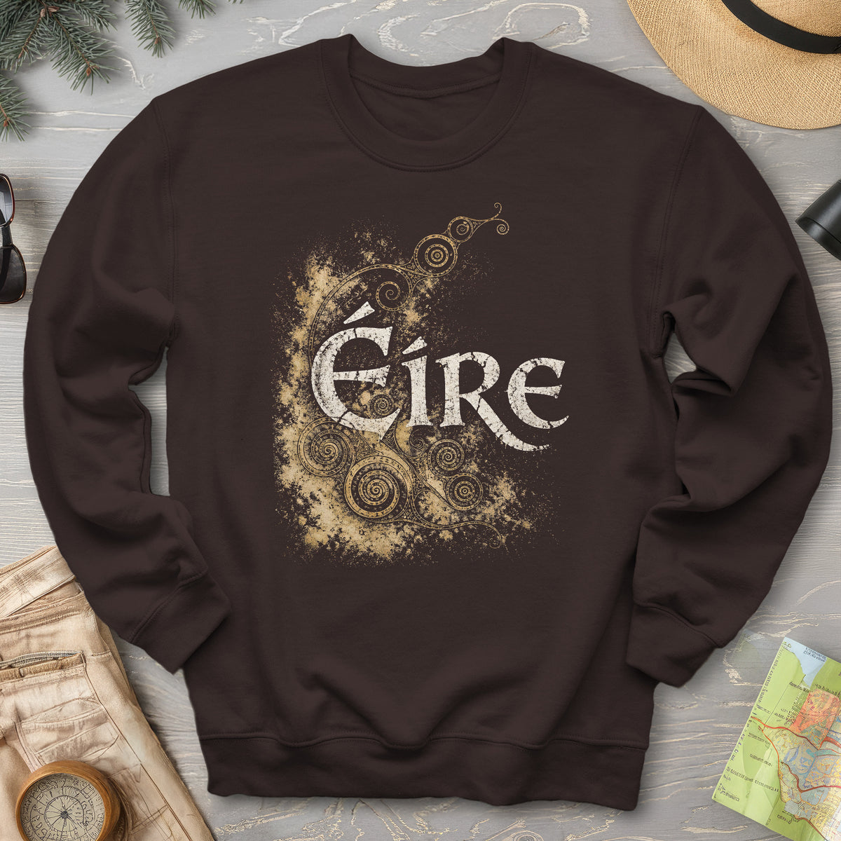 Éire Ancient Spirals Sweatshirt