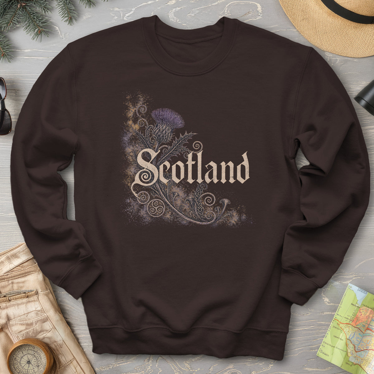 Scotland Ancient Symbols Sweatshirt