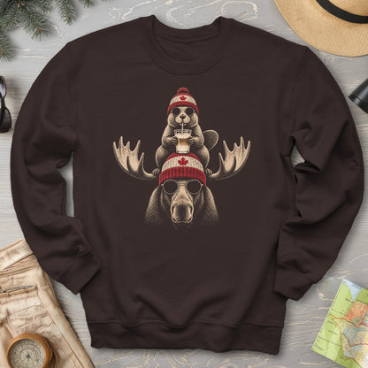 Beaver Moose Canada Sweatshirt