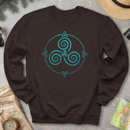 Celtic Triskele Spiral Sweatshirt