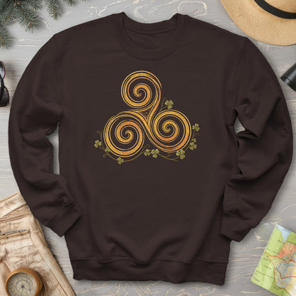 Irish Golden Triskele Sweatshirt