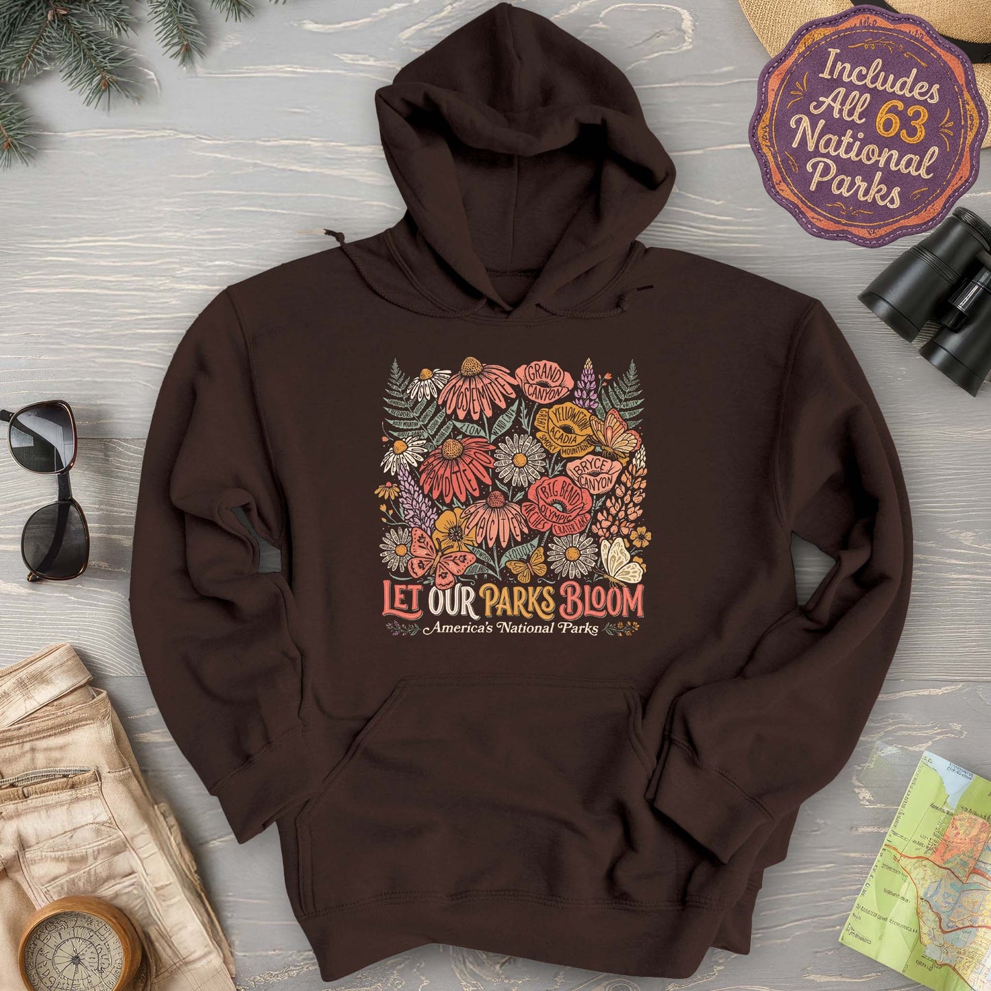 Let Our Parks Bloom Hoodie