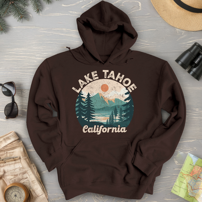 Lake Tahoe California Circle Hoodie