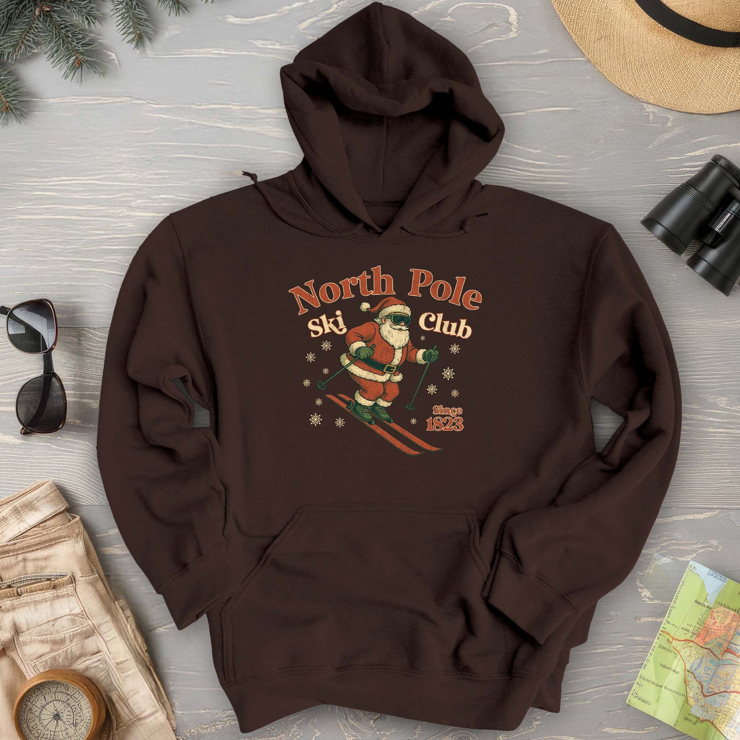 North Pole Ski Club Hoodie
