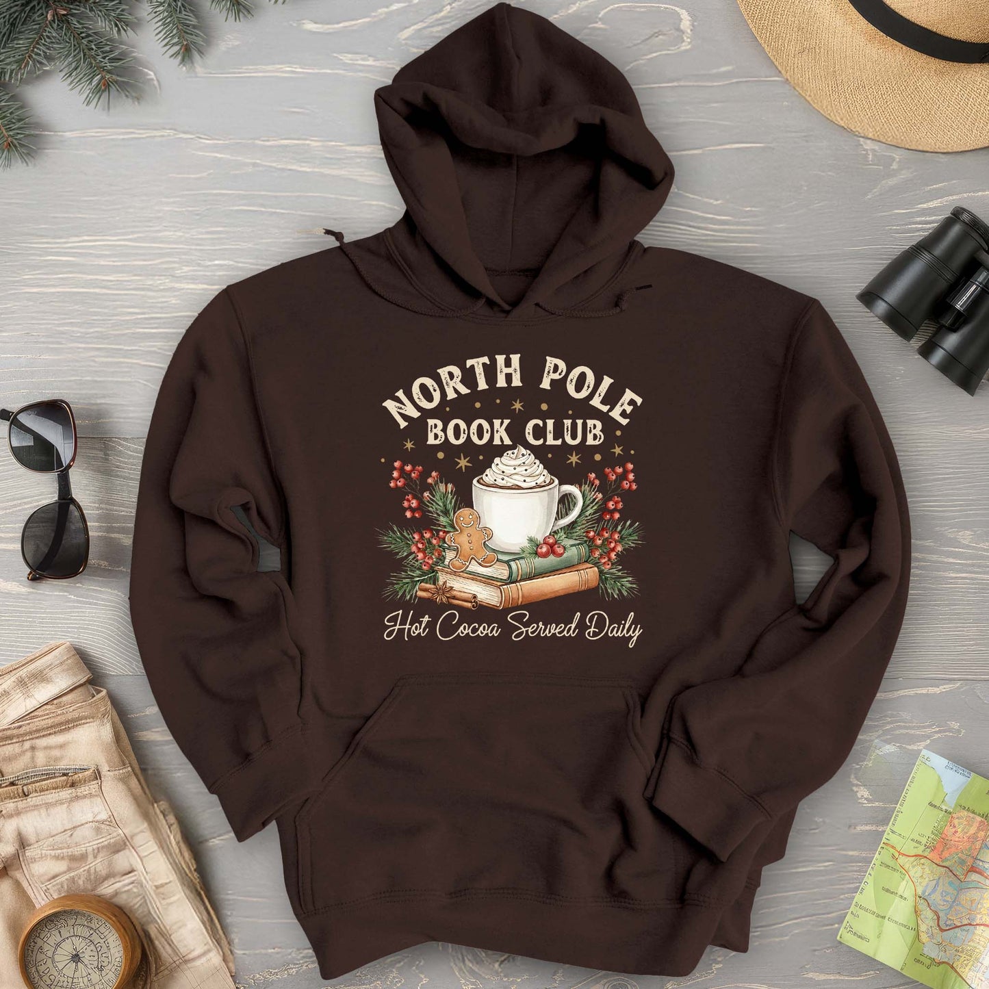 North Pole Book Club Hoodie