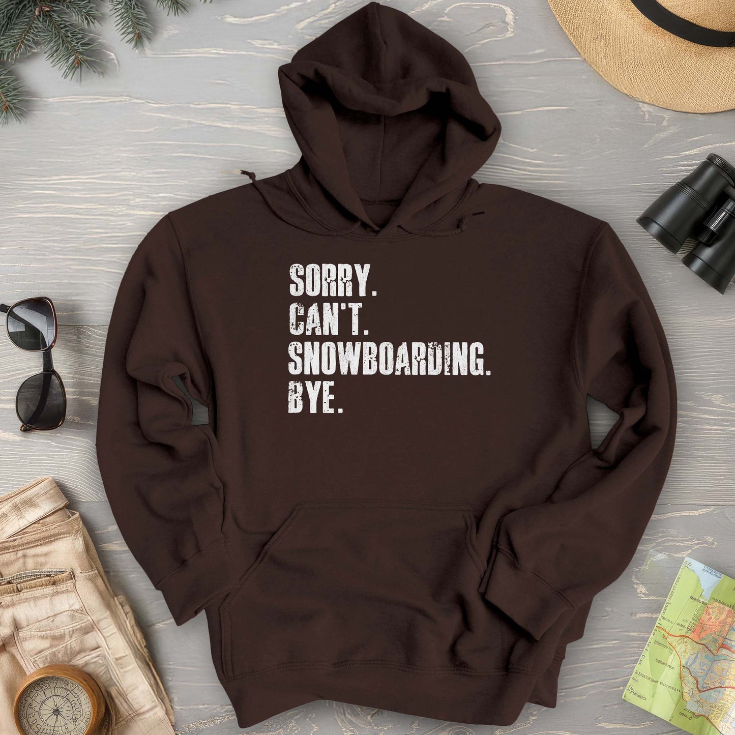 Sorry Snowboarding Hoodie