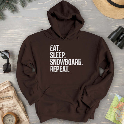 Eat Sleep Snowboard Hoodie