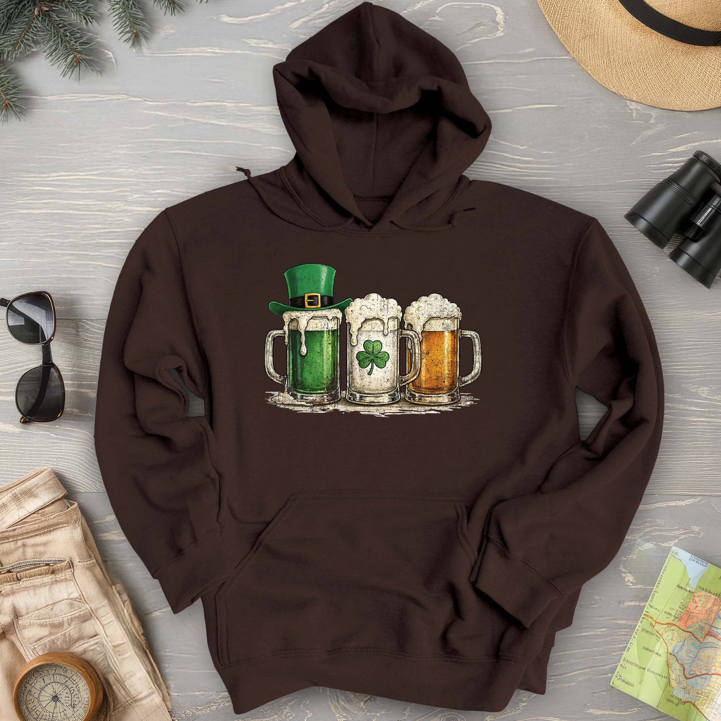 Irish Flag Mugs Hoodie