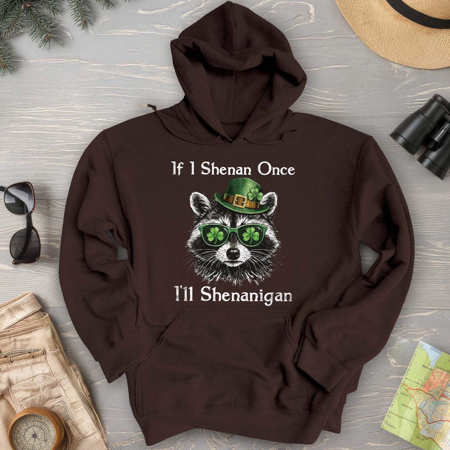 Shenanigans Raccoon Hoodie