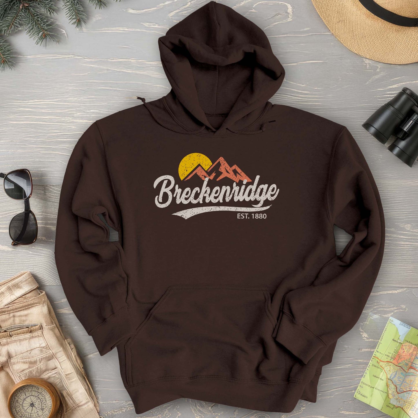 Breckenridge Vintage Script Hoodie
