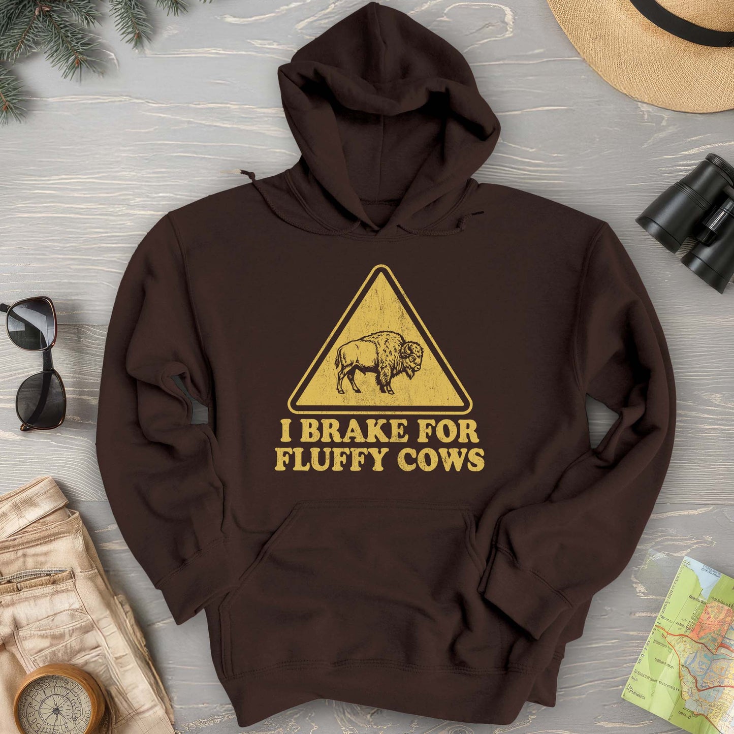 Brake For Fluffy Cows Hoodie