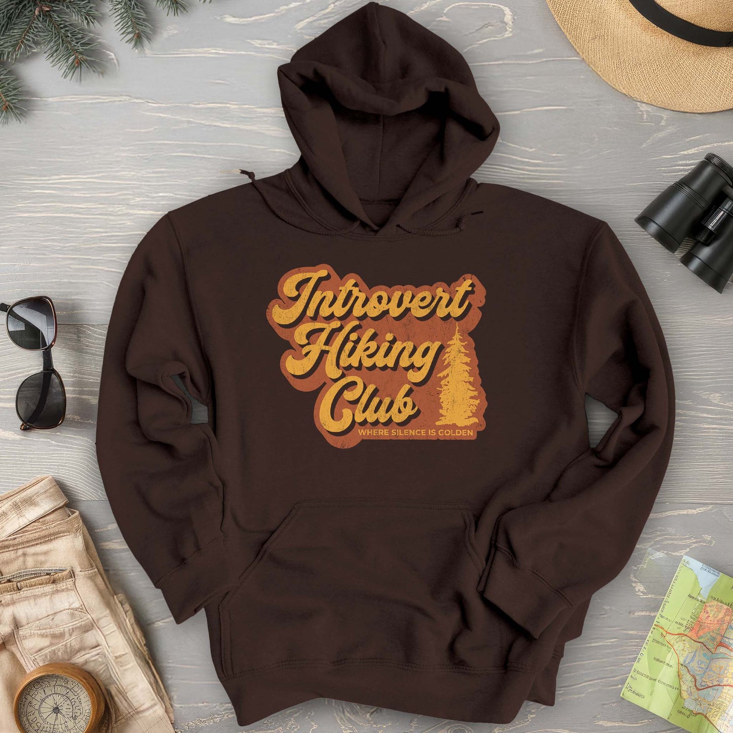 Introvert Hiking Club Hoodie