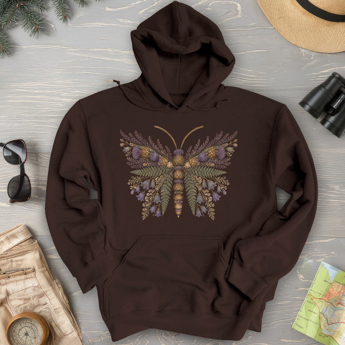 Thistle Butterfly Hoodie