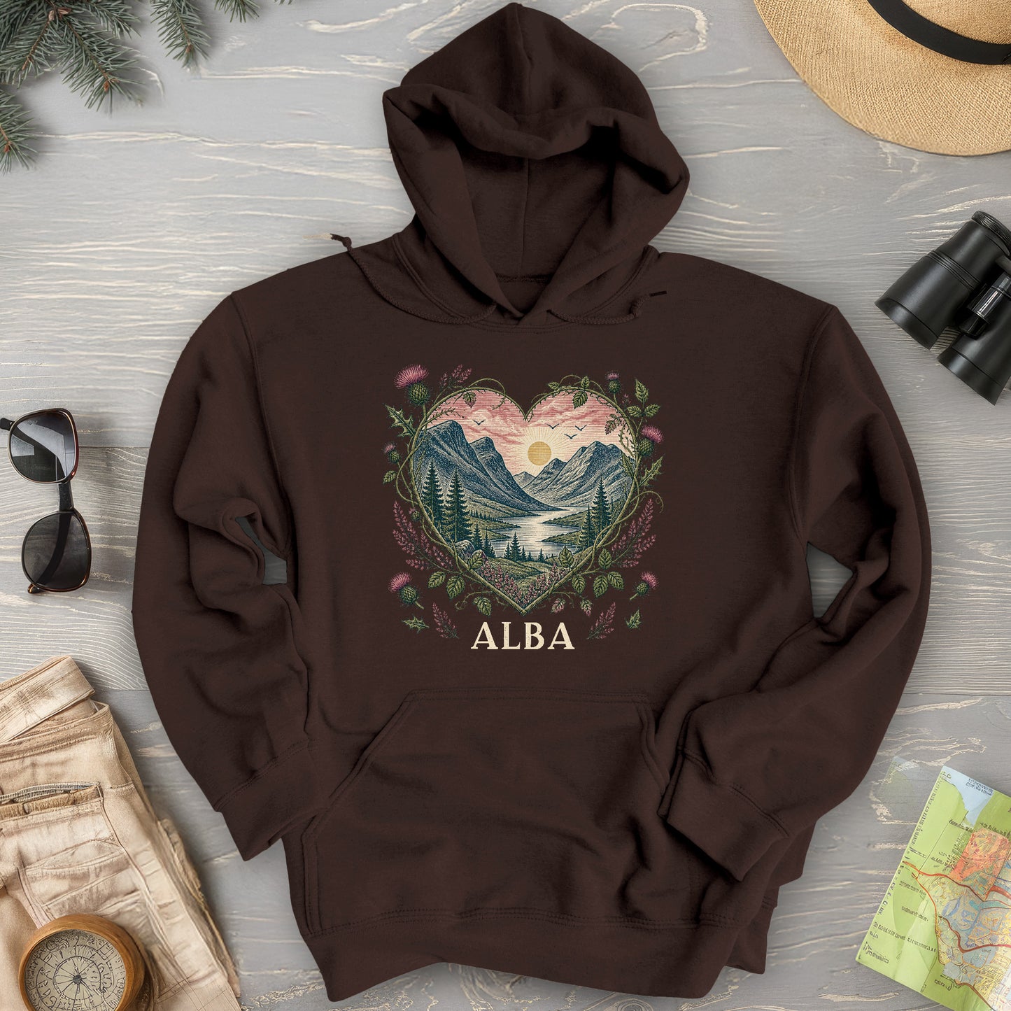 Alba Heart Hoodie