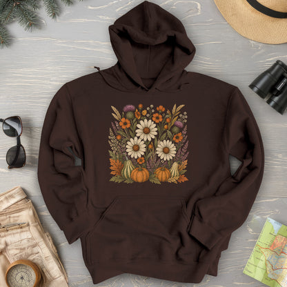 Pumpkin Florals Hoodie