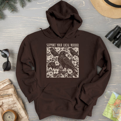 Crow Local Murder Hoodie