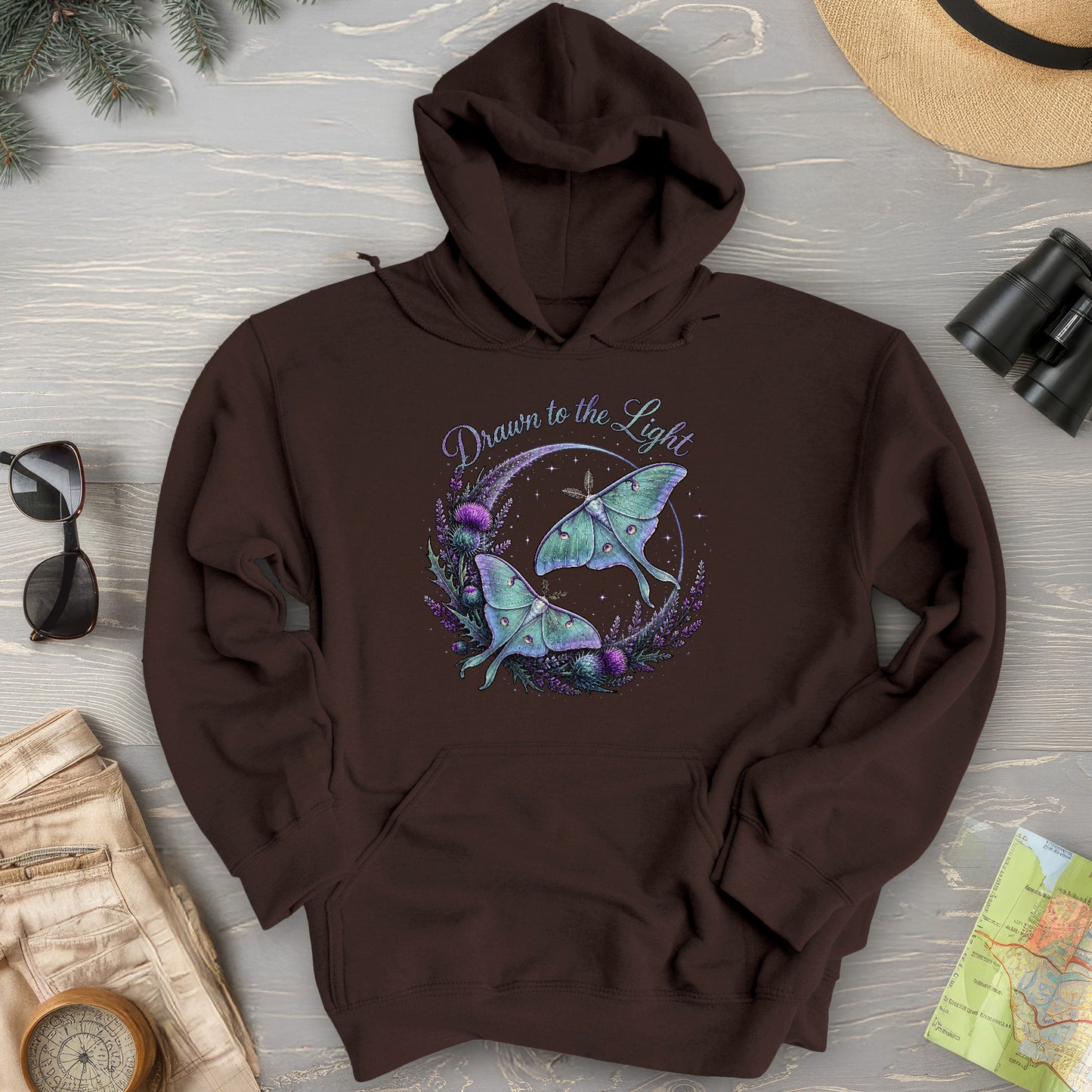 Drawn To The Light Hoodie