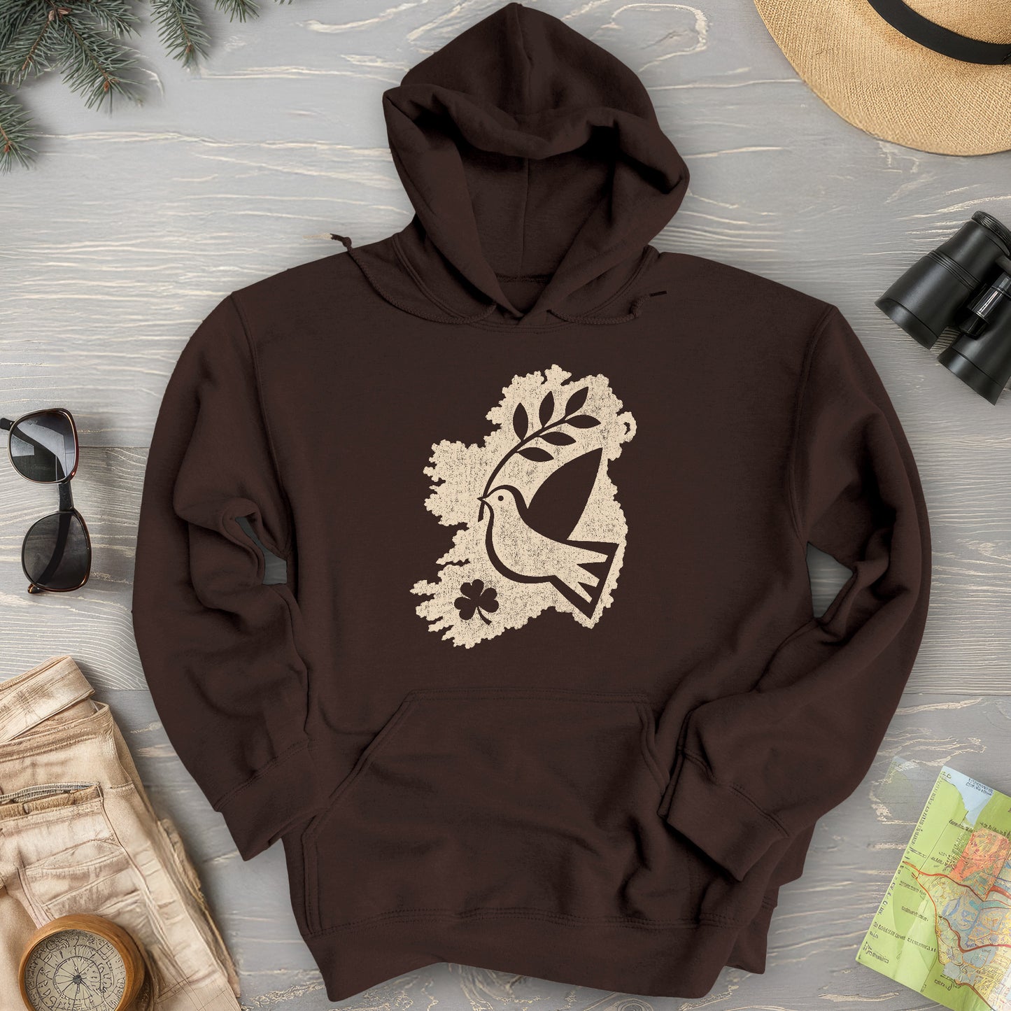 Éire Olive Branch Hoodie