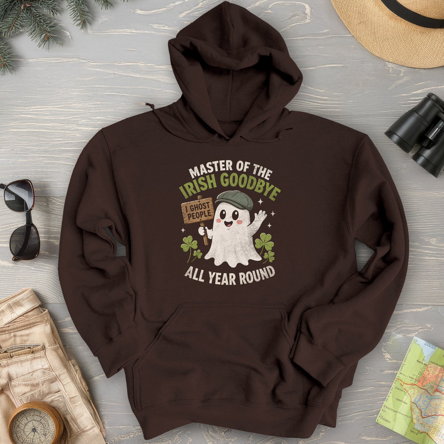 Irish Goodbye Ghost Hoodie