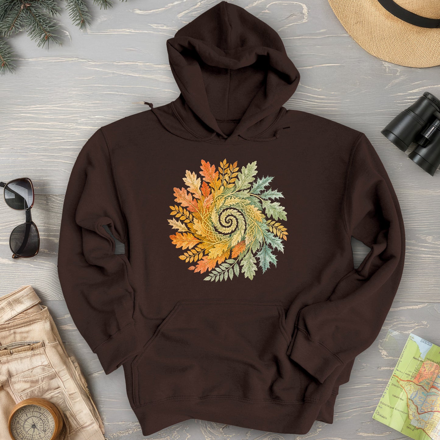 Autumn Spiral Hoodie