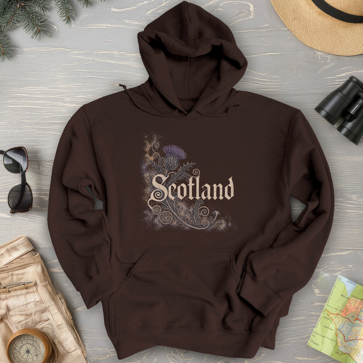 Scotland Ancient Symbols Hoodie