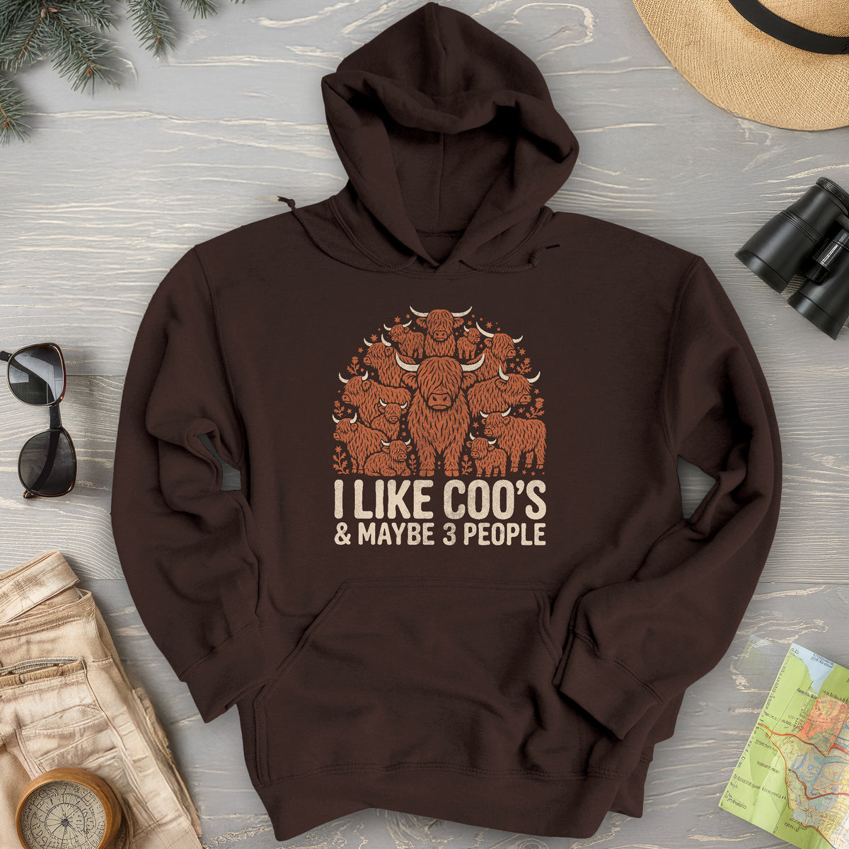 I Like Coos Hoodie