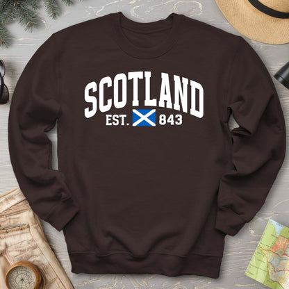 Scotland Varsity Flag Sweatshirt