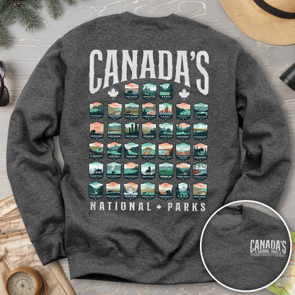 Canada's National Parks "Badges" Sweatshirt