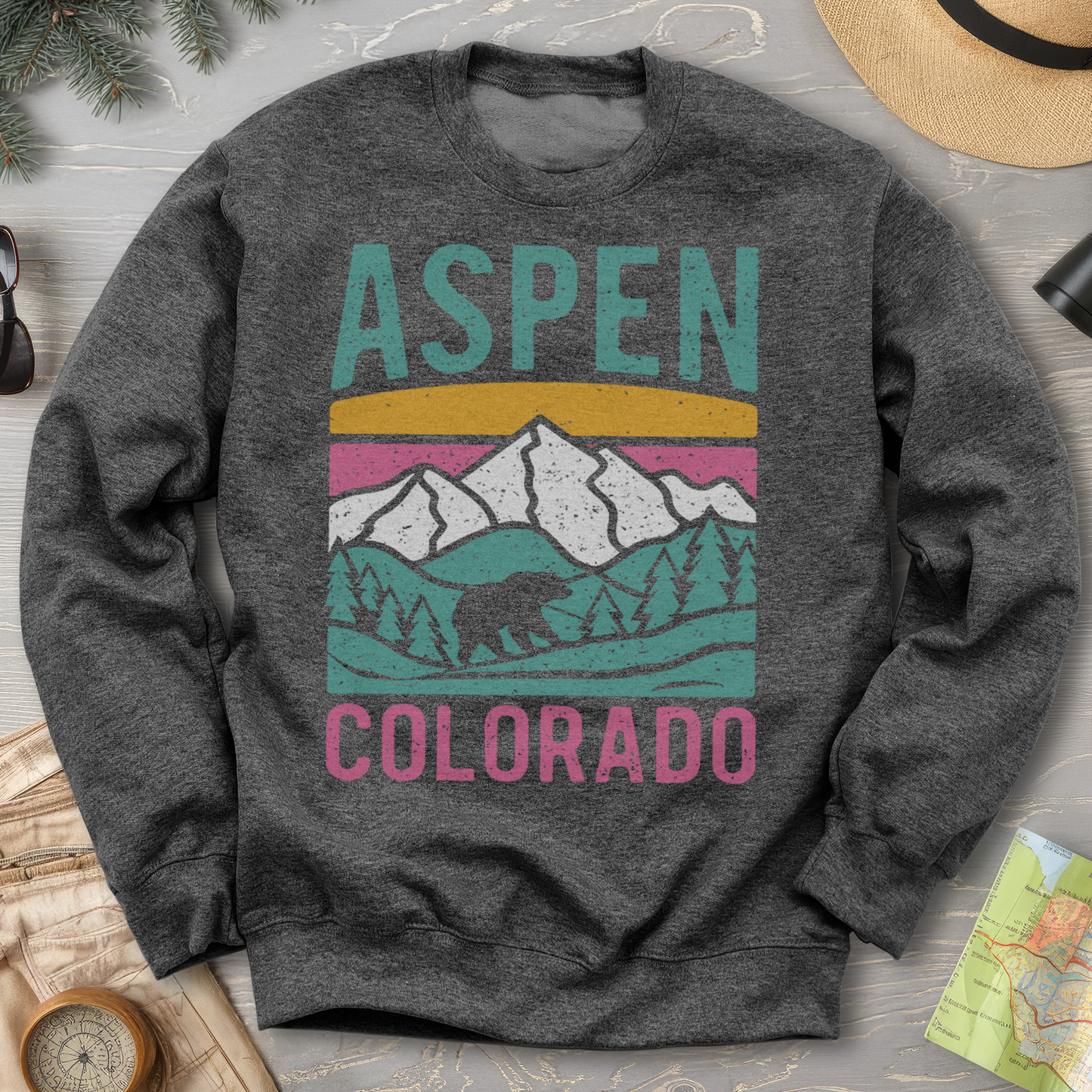 Aspen Colorado Bear Sweatshirt