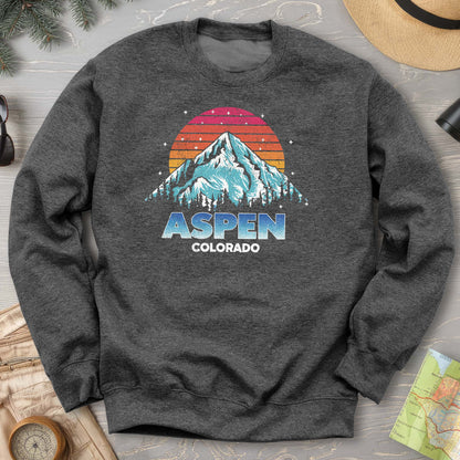 Aspen "80's Vintage Sunset" Sweatshirt