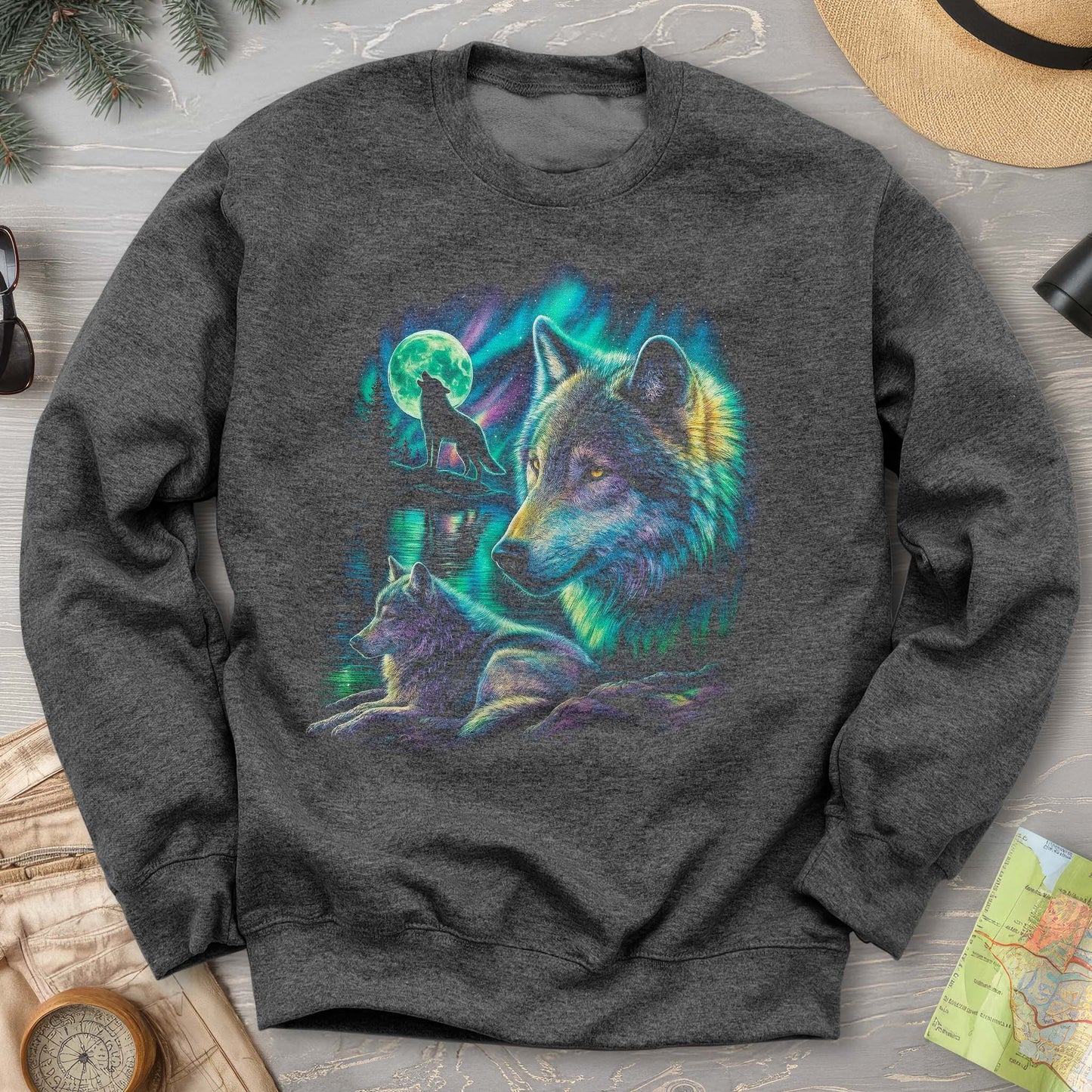 Wolves in the Night Sweatshirt