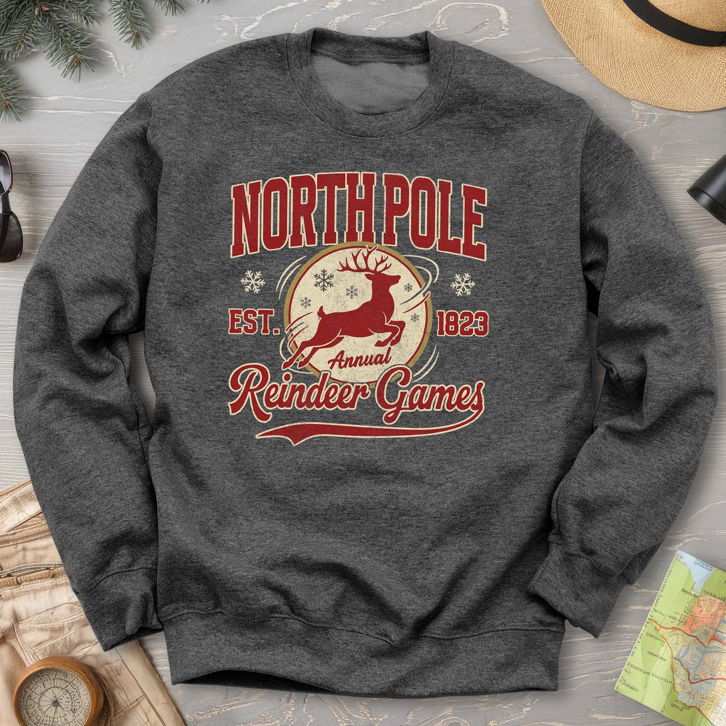North Pole Annual Reindeer Games Sweatshirt
