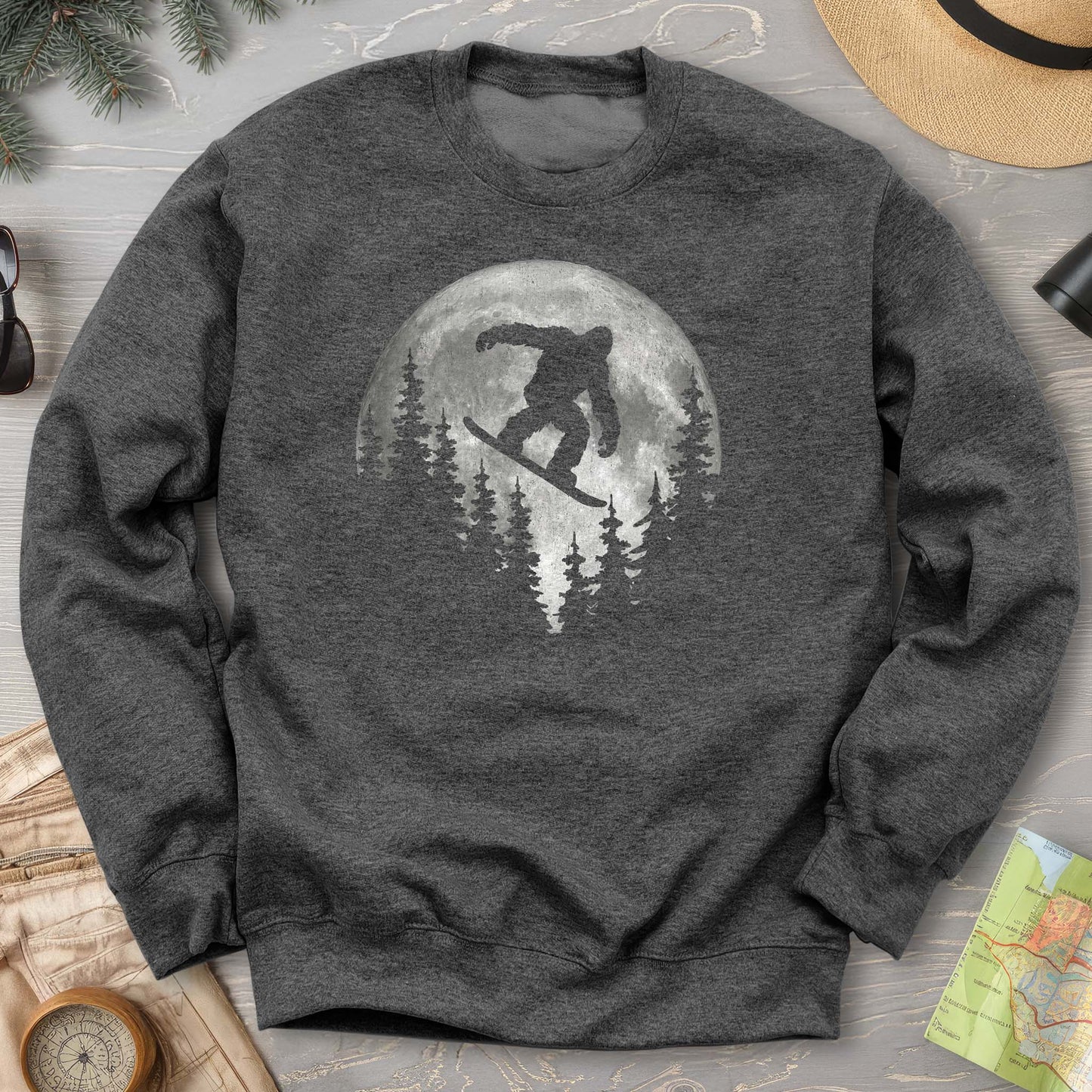 Bigfoot Snowboard Sweatshirt