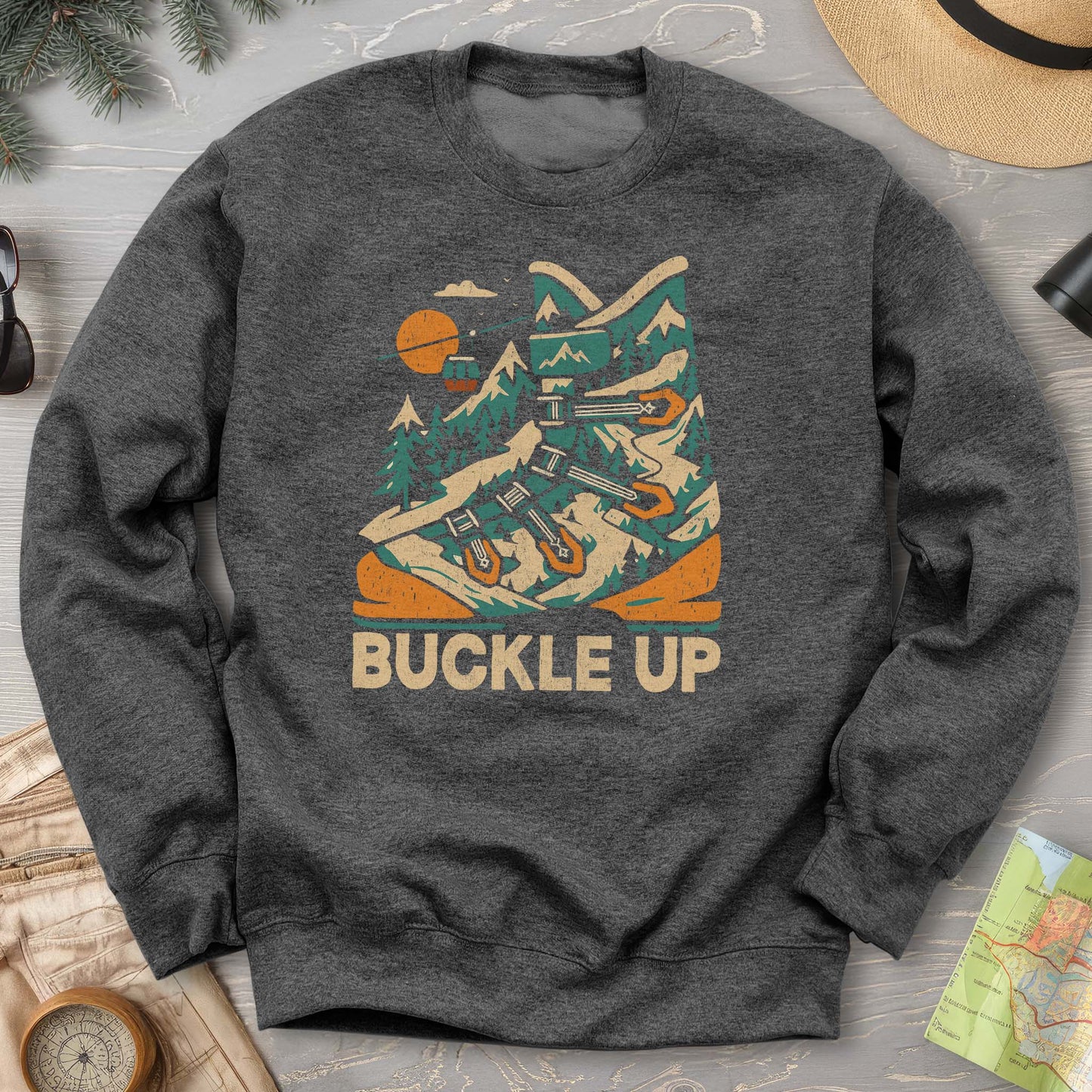 Buckle Up Ski Boot Sweatshirt
