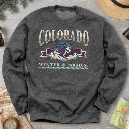 Colorado 90's Retro Ski Sprint Sweatshirt