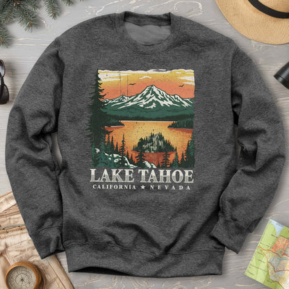 Lake Tahoe Emerald Bay Sunset Sweatshirt