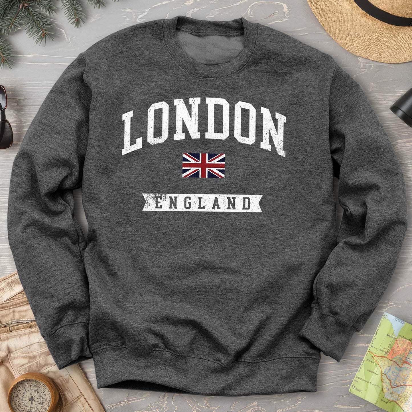 London Varsity Flag Sweatshirt