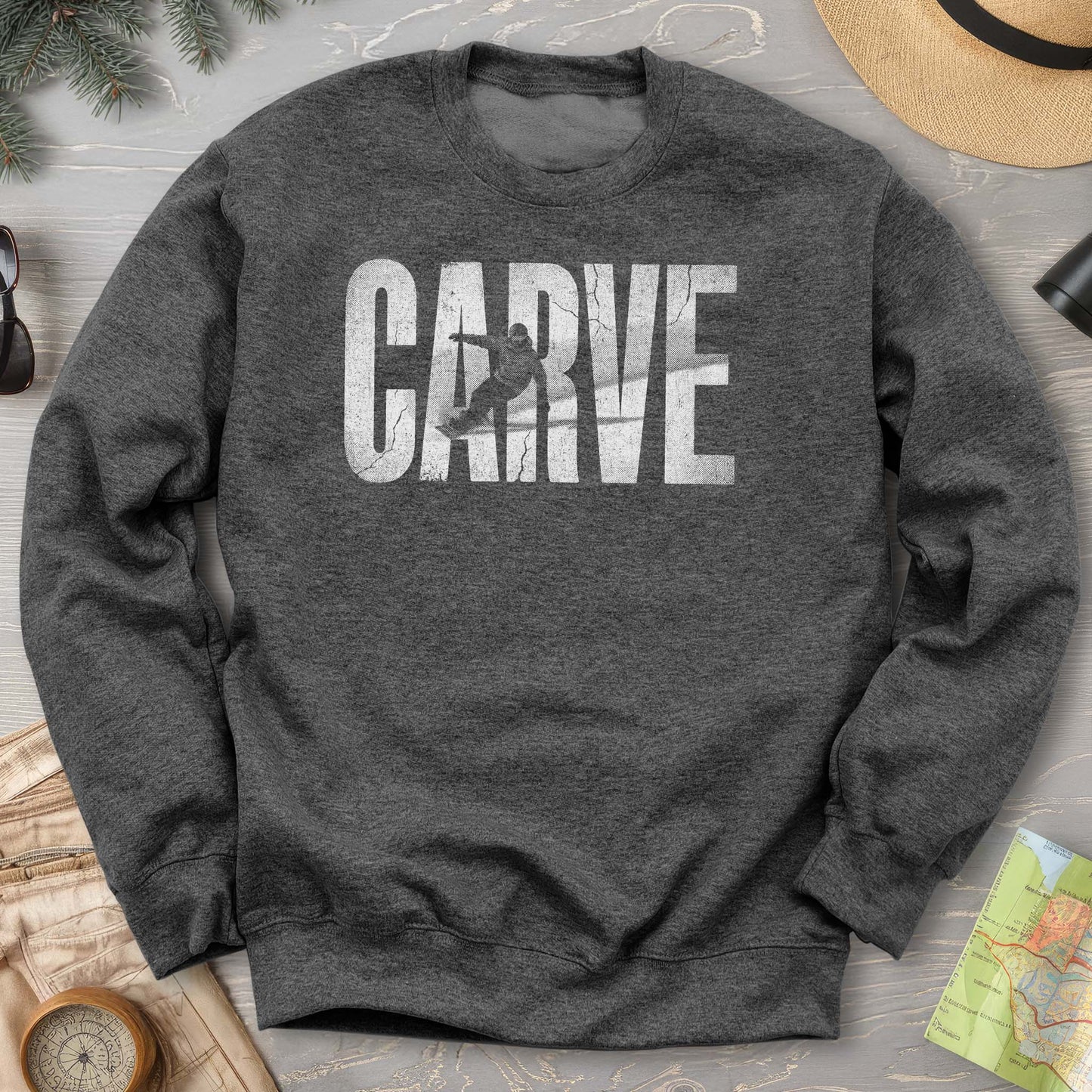 Carve Snowboard Sweatshirt