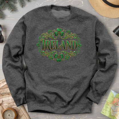 Ireland Shamrock Emblem Sweatshirt