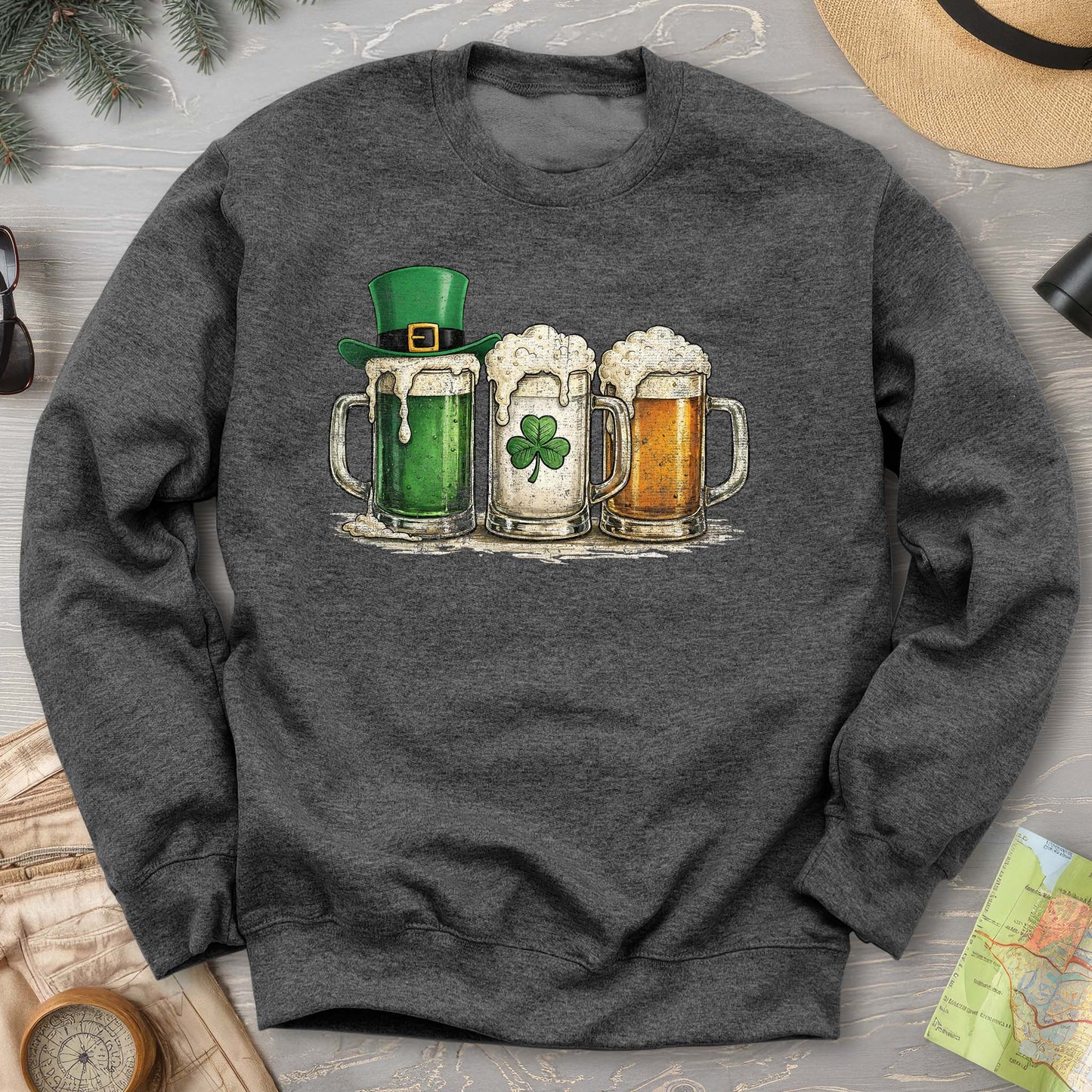 Irish Flag Mugs Sweatshirt