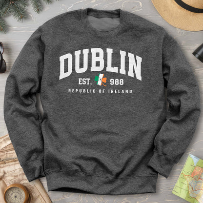 Dublin Varsity Flag Sweatshirt
