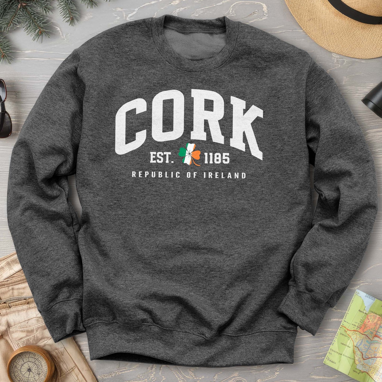 Cork Varsity Flag Sweatshirt